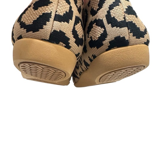 New VIVAIA Water-Repellent Square-Toe Loafers Samantha Walker Dark Leopard Sz 8 - Picture 7 of 11